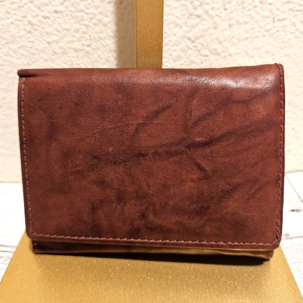 Stratford Brown Leather Men's Wallet NWOT